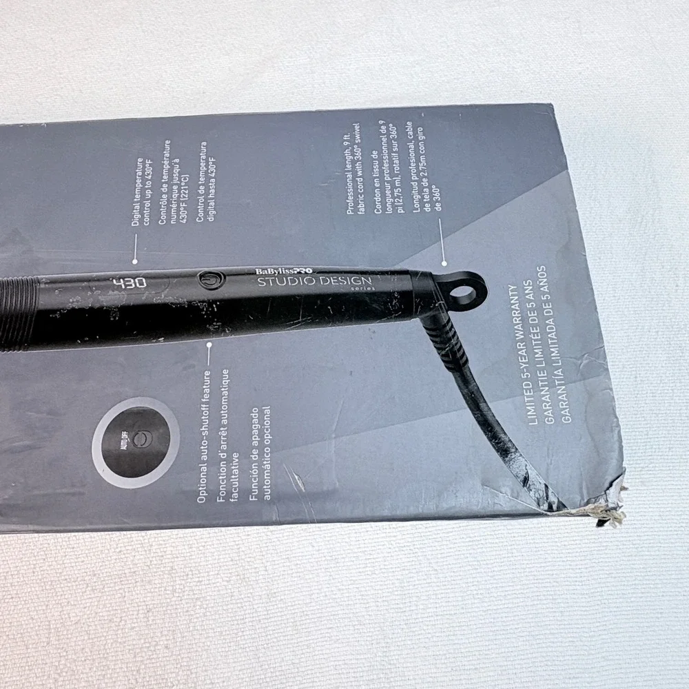 BaBylissPRO Studio Design Series Crimpcurl 1.25 Inch Pentagon Barrel BSSD5075T